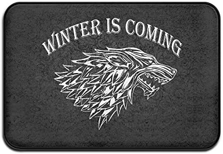 JFD Wolf Winter Is Coming Non-Skid Door Mat 60x40cm