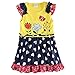 Novatx Summer Cotton Flower Baby Girl Dress H6336 Yellow (2/3y)