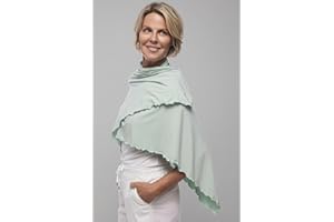 Coolibar Sun Blanket - UPF 50+ Sun Protection - Savannah in Misty Aqua