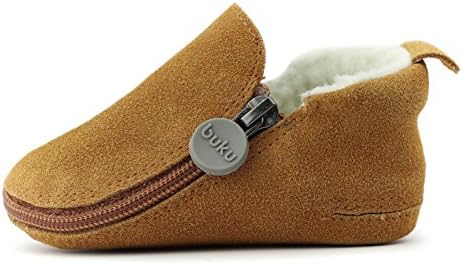 Buku Babies Genuine Leather Suede Baby Shoes Girls & Boys Walkers Crib Shoes Moccasins Booties