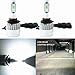 Alla Lighting New CSP Xtremely Bright LED Headlight Bulbs w/High Power 8000Lm 6000K White Lamps (H10 9145)