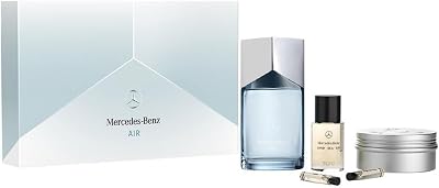 Mercedes-Benz Air LSA 5 Pc Men's Cologne Gift Set EDP Hair Oil Shower Gel
