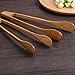 Longay 2PCS Handmade Tong Bamboo Food Toaster Tongs Wooden Salad Cake Snack Clip Grip Bread BBQ Tong Clamp Cooking Utensils