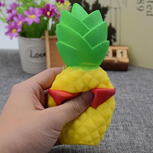 Squishy Slow Rising Toys,Crazy Cartoon Pineapple Squeeze Toy Decompression Toys Fun Kids Gift