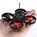 Quadcopter Drone, OCDAY Mini RC Helicopter Drone 5.8G 25mW PoKe FPV Indoor Mini UFO Quadcopter Drone Headless Mode Remote Control With Camera Black & Red