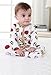 BABE MAPS Baby Boys Girls Organic Cotton Pajamas One Piece Zip Front Sleeper for Newborn