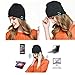 MOCREO Fashion Bluetooth Knit Hat with Stereo Headphones and Microphone Warm Chunky Soft Beanie Hands Free Talking for iPhone Samsung Android And iPad Men and Women Christmas Gift(Gray)