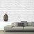 Muriva Painted White Brick Wallpaper