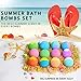 Kids Bath Bombs with Surprise Toys Inside for Kids Gift Set 12 Packs Bubble Bath Fizzies Bombs for Natural Organic Bath Vegan Pokemon Bombs Kit(Summer Promotion Week)