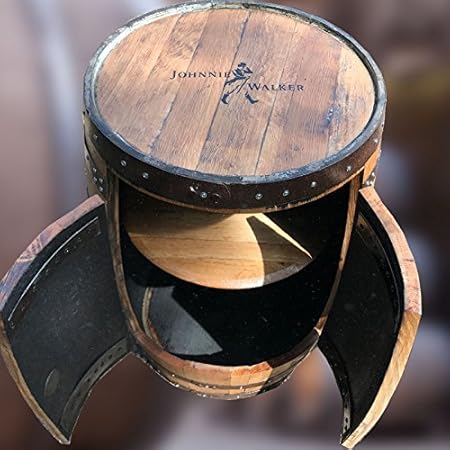 Recycled Solid Oak Whisky Barrel Jonnie Walker Branded Alfie