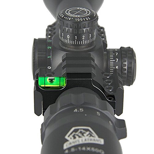 UniqueFire 25.4/30mm Scope Bubble Level Ring Mount Holder Gradienter ACD Adapter For Long Range Sight Outdoor Activities (ACD01_ 25.4mm/1 inch)