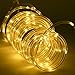 B-right LED Rope Lights Outdoor, 72ft 200 LED String Lights Plug in Remote Dimmable 8 Modes Waterproof Indoor Outdoor Rope String Lights for Tree Patio Garden Fence Roof Decoration (Warm White)