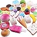Geefia 20 Pcs Squishy Toys Random Cute Mini Food squishies Fidget Stress Relief Toys Phone Charm Key Chain Strap Lovely Soft Bread Cake Doughnut Party Favors Toy Gift for Kids and Adults