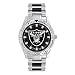 Game Time Men's 'Heavy Hitter' Quartz Metal and Alloy Automatic Watch, Color:Silver-Toned (Model: NFL-HH-OAK)