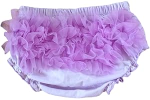 RUKOSU Baby Tulle Ruffle Bloomer for Newbornr Infant Girls Cotton Frilly Diaper Covers Cute Briefs Panties Shorts