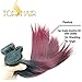 Top Hair Brazilian Ombre Hair 4 Bundles total 200 gram Ombre Burgundy Hair Extensions Black to Red Straight Weave Brazilian Hair Extensions 2 Tone Ombre Weaves Straight two tone