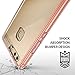 Ringke Fusion Compatible with Huawei P9 Plus Crystal Clear PC Back TPU Bumper Drop Protection, Shock Absorption Technology Protective Cover Huawei P9 Plus Case - Rose Gold