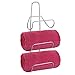 mDesign Metal Wall Mount 3 Level Bathroom Towel Rack Holder & Organizer - for Storage of Towels, Washcloths, Hand Towels, Robes - Chrome