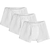 Mightly Boys' Boxer Briefs | Organic Cotton Soft Underwear Set for Toddlers & Kids, Comfort Underpants, Multi-Pack, 3-Pack