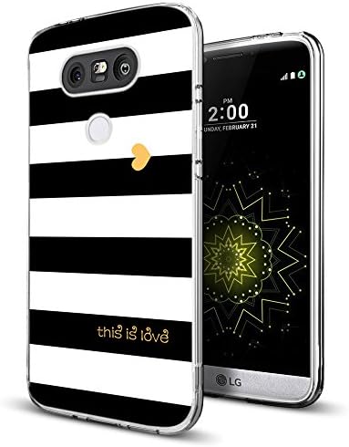 Gifun for LG G5 Case Love,Gifun [Anti-Slide] and [Drop Protection] Soft TPU Premium Flexible Protective Case Compatible with LG G5 - Heart Love