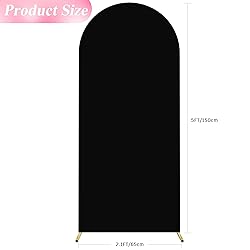Wokceer 5FT Wedding Arch Cover Spandex Fitted
