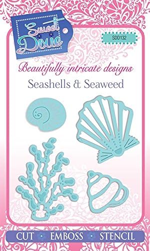 Sweet Dixie SDD132 Seashells & Seaweed Die, Metal, Grey, 6.1x4.5x0.1 cm - Image 3