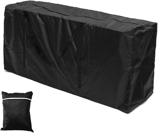 Bottlewise Garden Furniture Cushion Storage Bag Large Heavy Duty Waterproof Furniture Seat Protector Cushion Cover With Zipper Christmas Tree Home Accessories Storage Bag Black 173 76 51cm Amazon Co Uk Kitchen Home