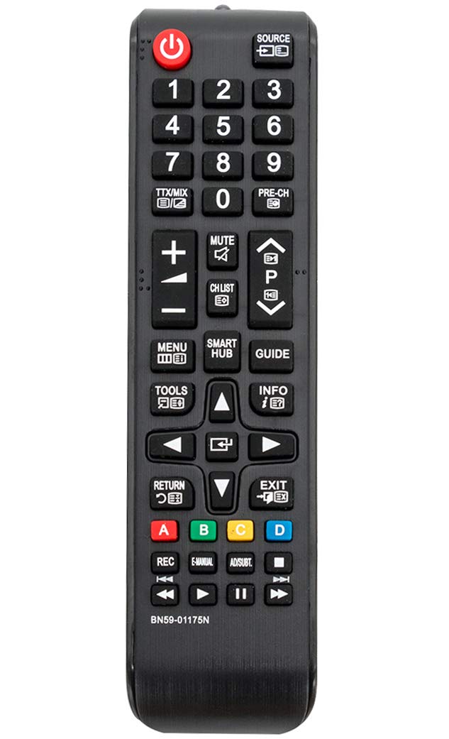 VINABTY BN59-01175N Remote Control apply for Samsung PS50B430P2W UE40H6650SL pe43h4500awxxu 43” H4500 Series 4 Plasma TV