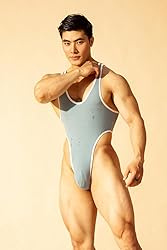 JJ Malibu Men’s Sexy Lingerie Bodysuit Wrestling