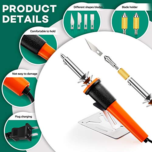 22 Pieces Electric Hot Knife Cutter Tool Kit Include Heat Cutter