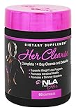 NLA for Her - Her Cleanse - Complete Detoxifier and Cleanse - Full Body Cleanse & Detox Support, Promotes Healthy Digestive System, & Prevents Bloating and Gas - 60 Vegetarian Capsules