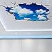 Lowprofile 3D Bridge Floor/Wall Sticker Removable Mural Decals Vinyl Art Living Room Decors (B)