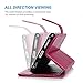 iPhone 6, iPhone 6s 4.7 Inch Case - MOLLYCOOCLE Natural Luxury Hot Pink Stand Wallet Purse Credit Card ID Holders Magnetic Flip Folio TPU Soft Bumper PU Leather Ultra Slim Fit Cover for iPhone 6, 6s