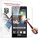 PThink® 2.5D Round Edge 0.3mm Ultra Slim Nano Tempered Glass Screen Protector for Huawei Ascend P6 with 9H Hardness/Anti-Scratch/Fingerprint Resistant (Huawei Ascend P6)