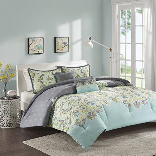 Blue and Grey Bedding
