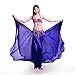 ROYAL SMEELA Chiffon Belly Dance Skirt for Women Belly Dancing Costume Outfit Tribal Maxi Full Skirts Solid Color Skirt Voile