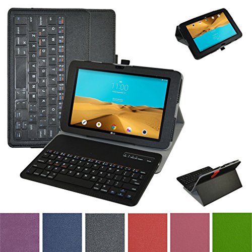 LG G Pad II 10.1 / G Pad X 10.1 Bluetooth Keyboard Case,Mama Mouth Slim Stand PU Leather Cover with Romovable Bluetooth Keyboard for 10.1 LG G Pad II 10.1 / G Pad X 10.1 Bluetooth Keyboard Case,Mama Mouth Slim Stand PU Leather Cover with Romovable Bluetooth Keyboard for 10.1