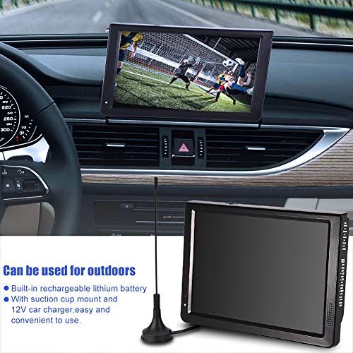 Upgraded 12 inch Car TV,Acogedor Portable ATSC Digital Small TV,1080P HD HDMI Video Player for Home Car Outdoor(ASTC)