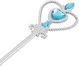 Vicloon Elsa Dress Up Accessories Set 9 Blue Crown Wand Gloves Necklace Earring view 5