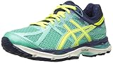 ASICS Women's Gel-cumulus 17 Running Shoe, Aqua Mint/Flash Yellow/Navy, 8.5 M US