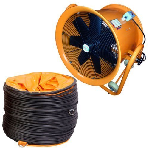 Buy Industrial Extractor Portable Ventilator Air Axial Metal Blower