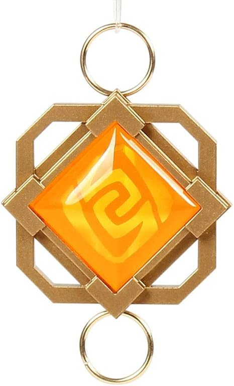 Amazon 原神 げんしん 璃月 岩元素 神の瞳 コスプレ小道具 コスプレ アクセサリー コスプレ 仮装 通販