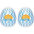 TENGA Disposable, One-Time Use Easy Beat Egg Male Portable Pleasure Device, Wind (Pack of 2)