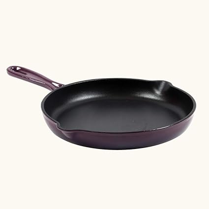 Wonderchef Ferro Cast Iron Fry Pan, 1.6 Liters/26 cm, Purple