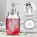Gifort Soap Dispenser Lids, Lids Stainless Steel Lotion Dispenser Pumps for Mason Jar Replacement Soap and Lotion Dispenser Pumps Lids Rust Proof Leak Resistant [ 2 PCS]