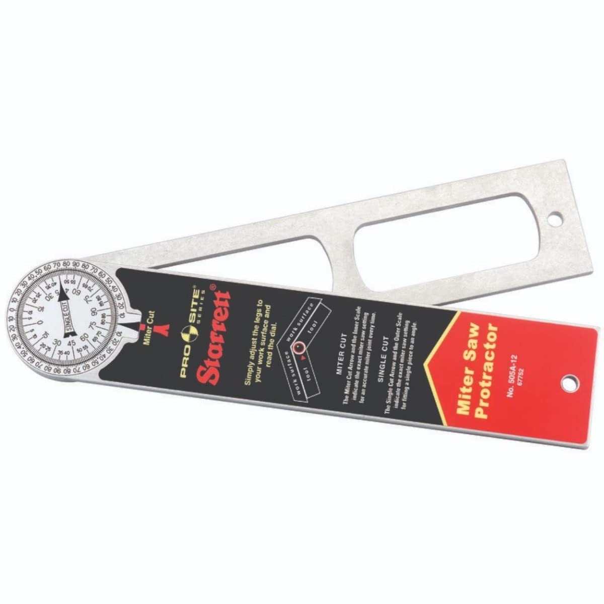 Starrett 505A-12 ProSite 12-Inch Dial Protractor