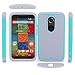 Moto X (2nd Gen) Case, LK [Shock Absorption] Hybrid Dual Layer Armor Defender Protective Case Cover for Motorola Moto X 2nd Generation (Mint)