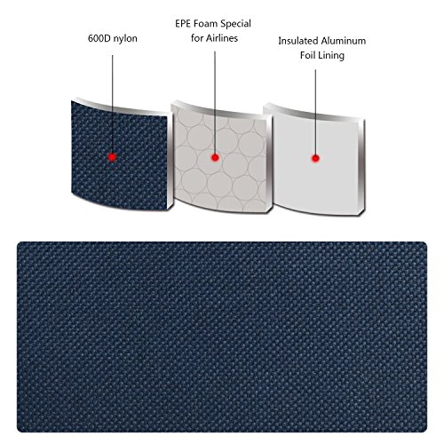 Goldwheat Portable Insulin Bag Medical Cooler Packs Diabetic Care Organizers & Travel Kits (Blue)