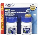 Equate Allergy Relief TWINPACK (10mg, 150 Tablets x 2) Compare To Claritin Tablets