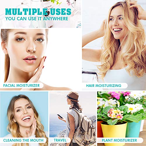 MAQUITA Spray Bottles, 6 pack Perfume Atomisers Bottle 3 colors Fragrance Bottle Travel Atomiser Mini Size Refillable Liquid Containers (60ml)